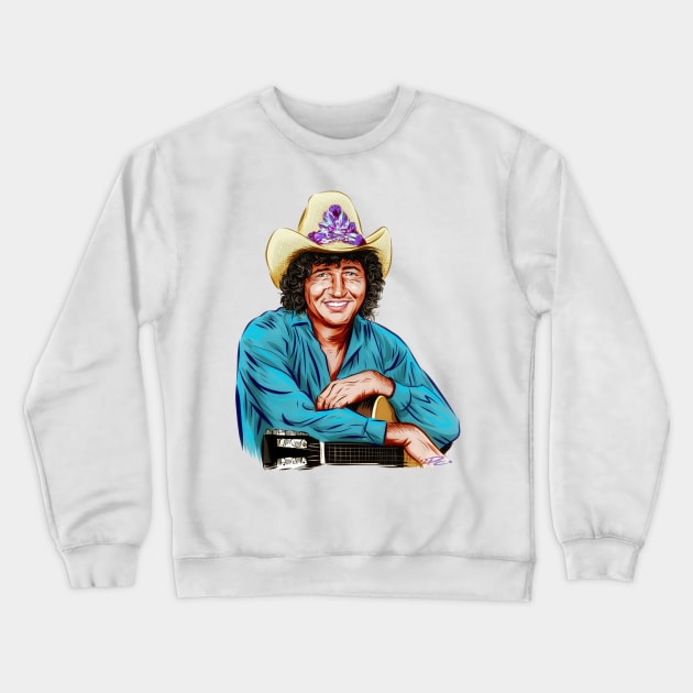 Mac Davis - An illustration by Paul Cemmick Crewneck Sweatshirt by PLAYDIGITAL2020